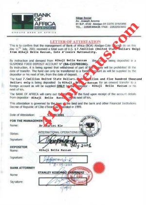 Deposit Agreement Alhaji Bello Hassa1
